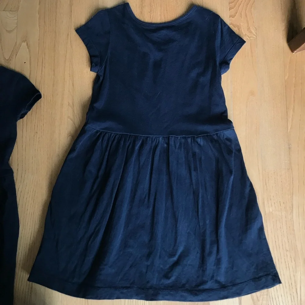 Matching Primary short sleeve dresses black sister match size 2 4-5 4 5 pockets